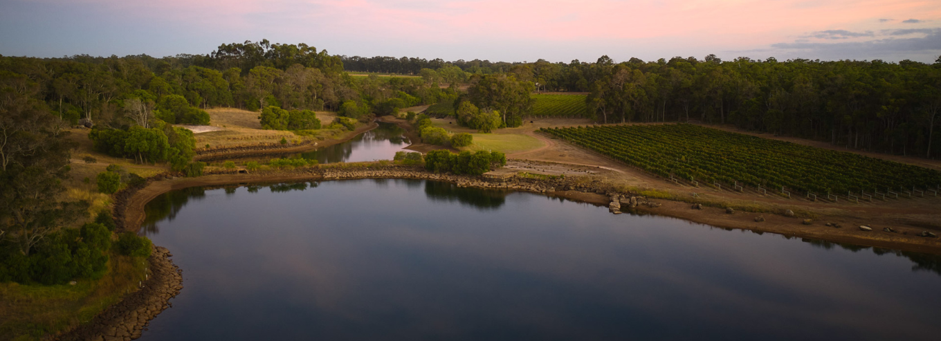 Wayfinder  grounds lake view